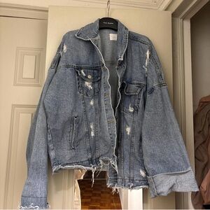 Distressed Denim Jacket
